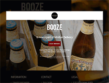 Tablet Screenshot of boozecarriage.com
